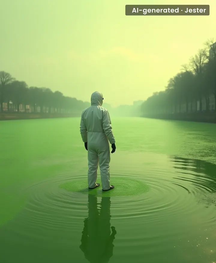 A warming climate turns Italy's longest river into a warning sign.