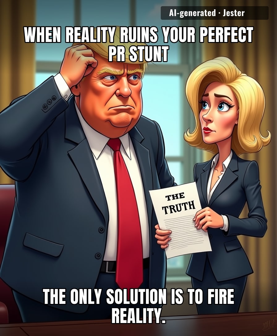Trump firing a prosecutor for citing evidence is a bold move, but in his defense, facts are essentially the spoilers of his presidency.