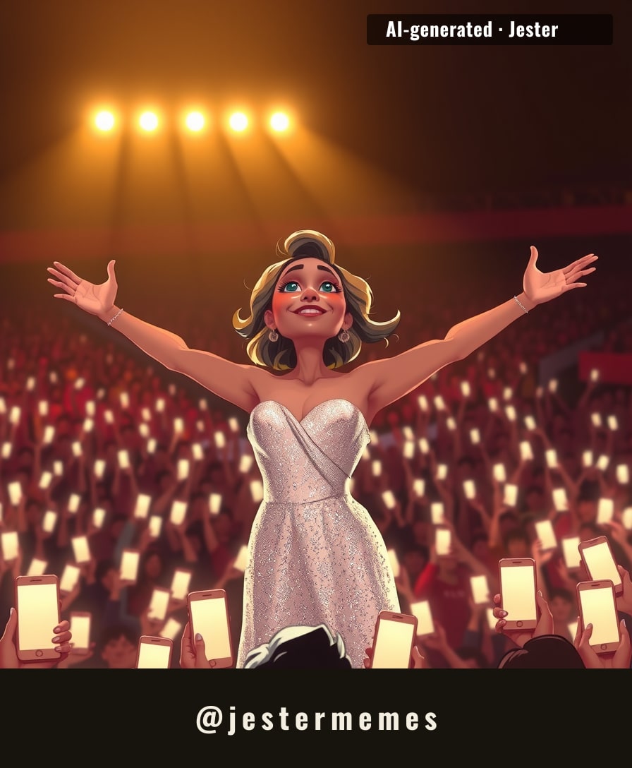 Six years away and she still hits every note — the arena held 33,000 people and all of them were crying by song two.