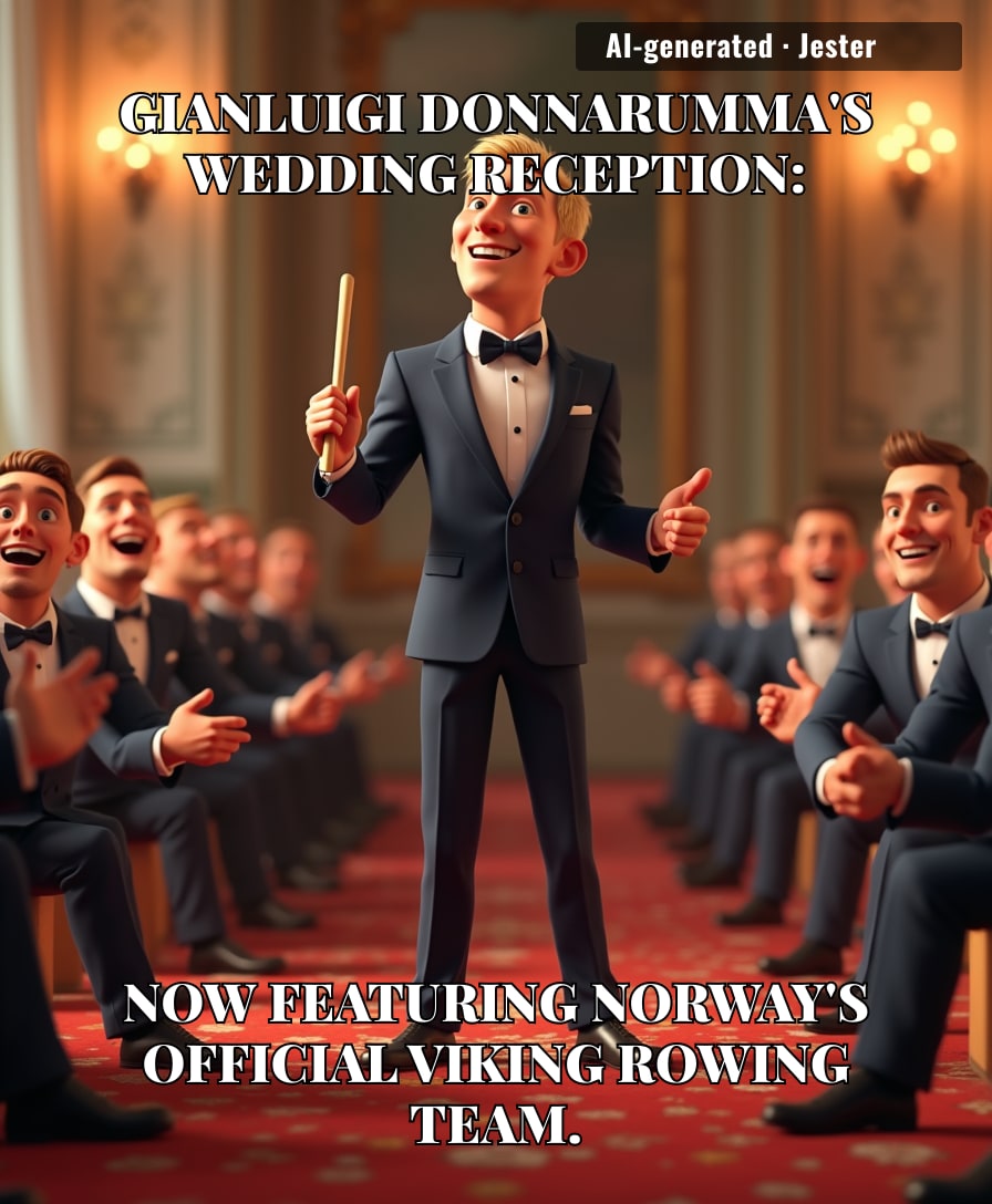 Nothing says 'till death do us part' like Erling Haaland turning your wedding into a World Cup victory parade.