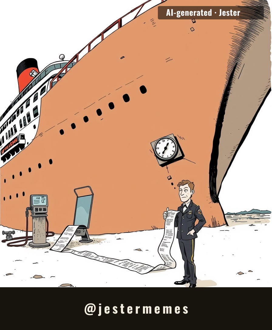 the fuel bill is the only thing still cruising.