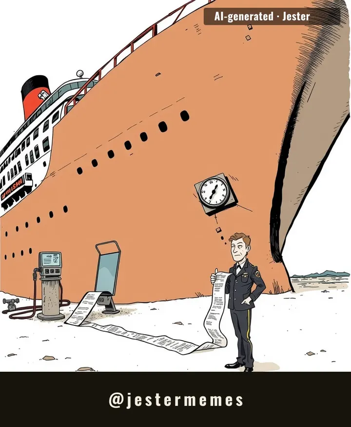 the fuel bill is the only thing still cruising.