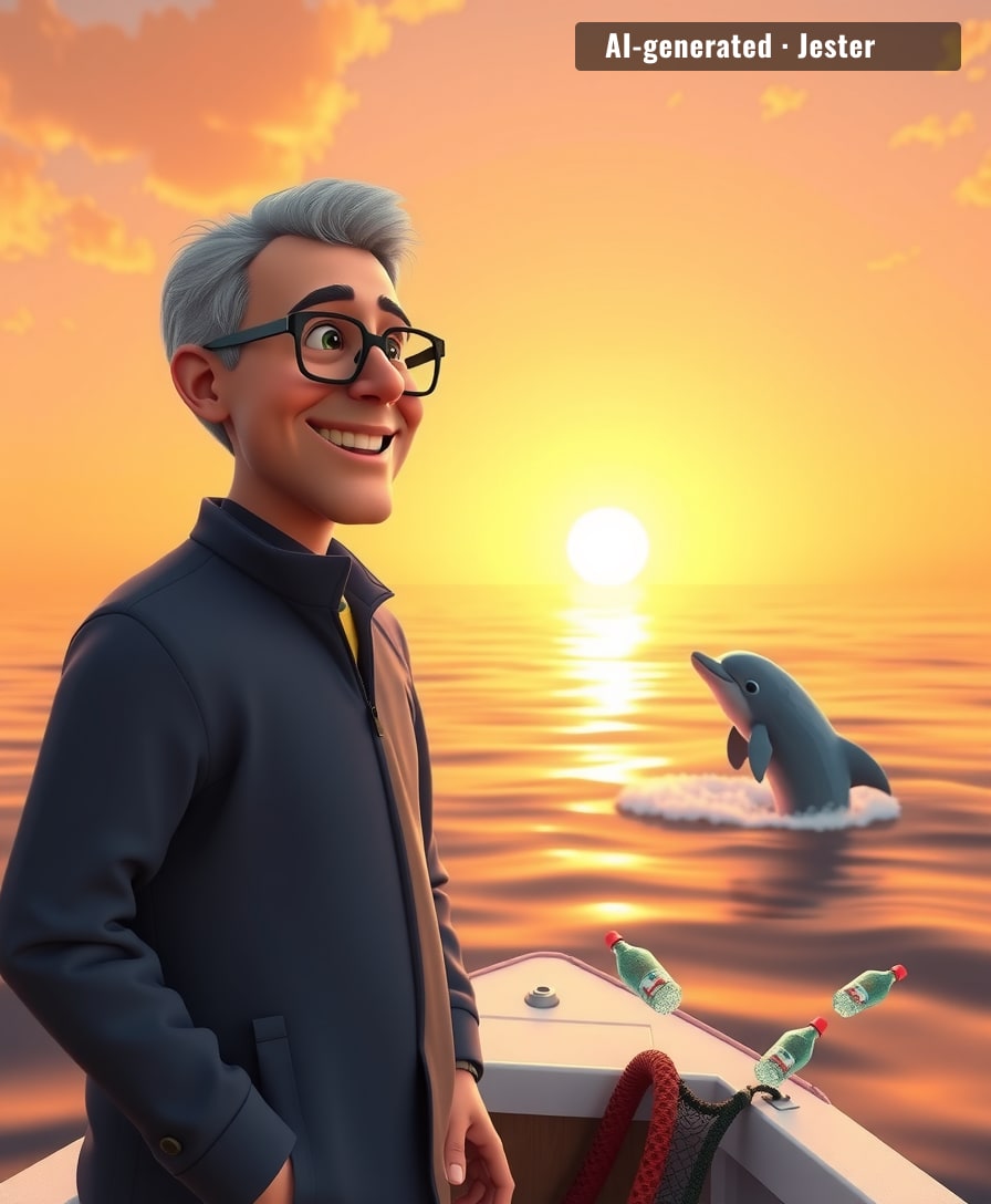 Who knew the solution to dolphin bycatch was just recycling and a little pocket of air?