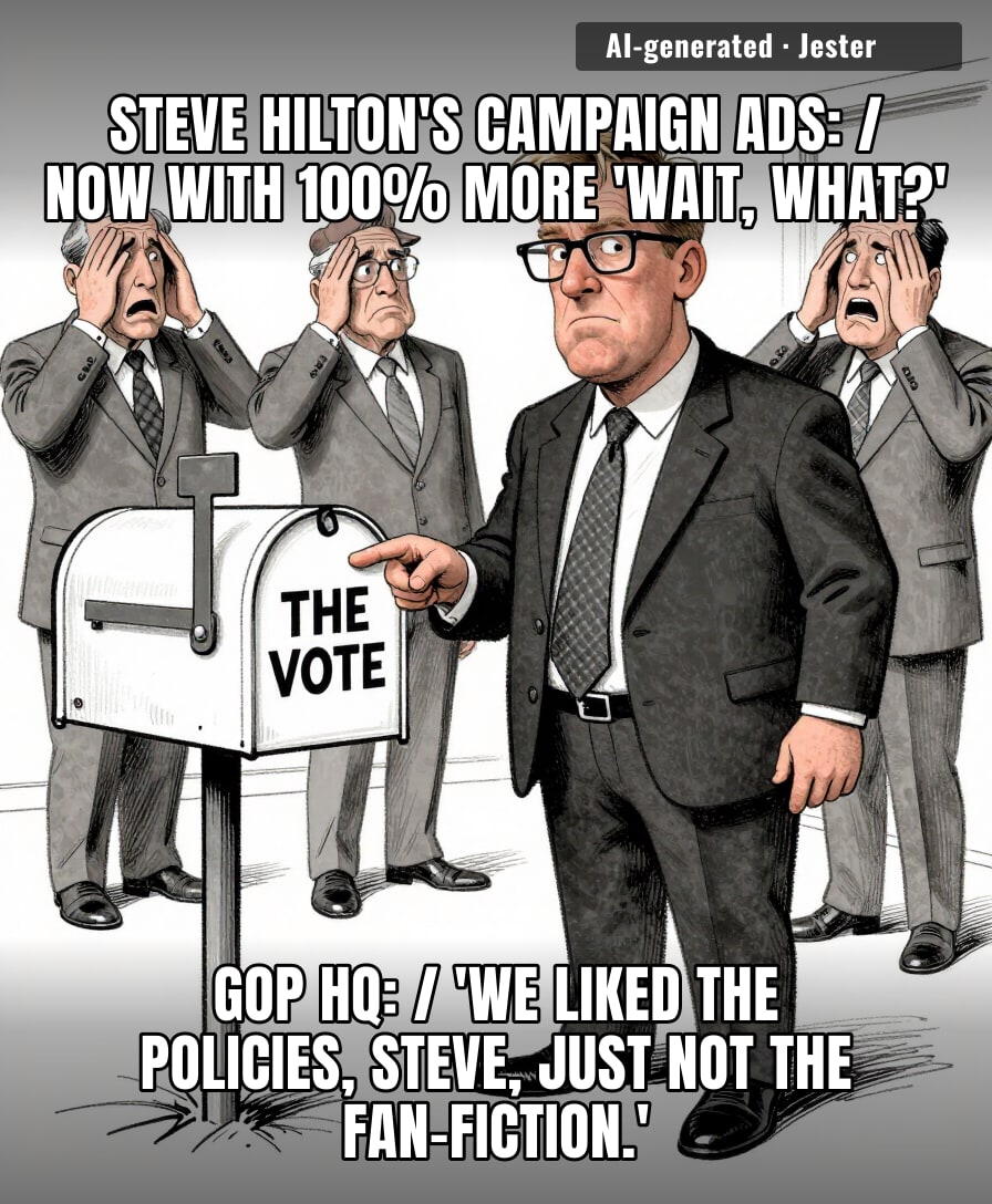 The man tried to turn mail-in ballots into a dirty weekend and now his own party is treating him like a drunken uncle at a wedding.