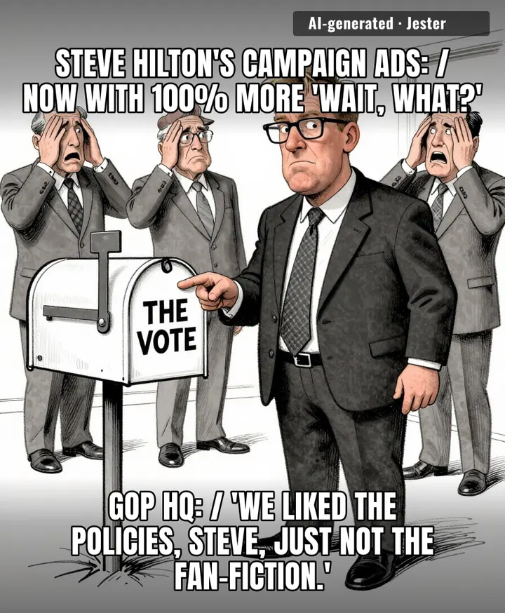 The man tried to turn mail-in ballots into a dirty weekend and now his own party is treating him like a drunken uncle at a wedding.