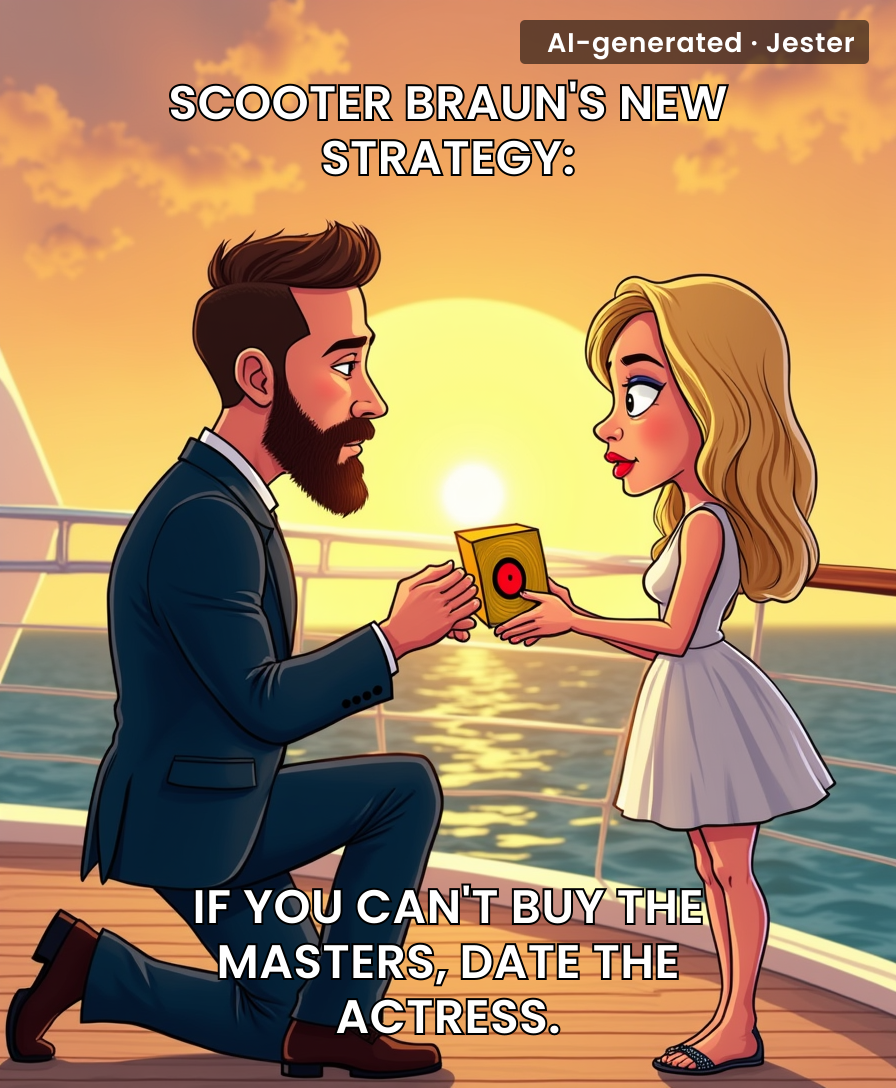 Imagine paying for a Scooter Braun masterclass and it's just a video of him holding hands with Sydney Sweeney.