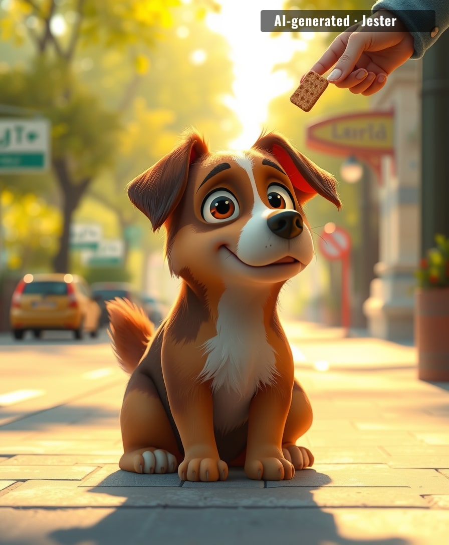 That dog has me trained better than any employer ever has.