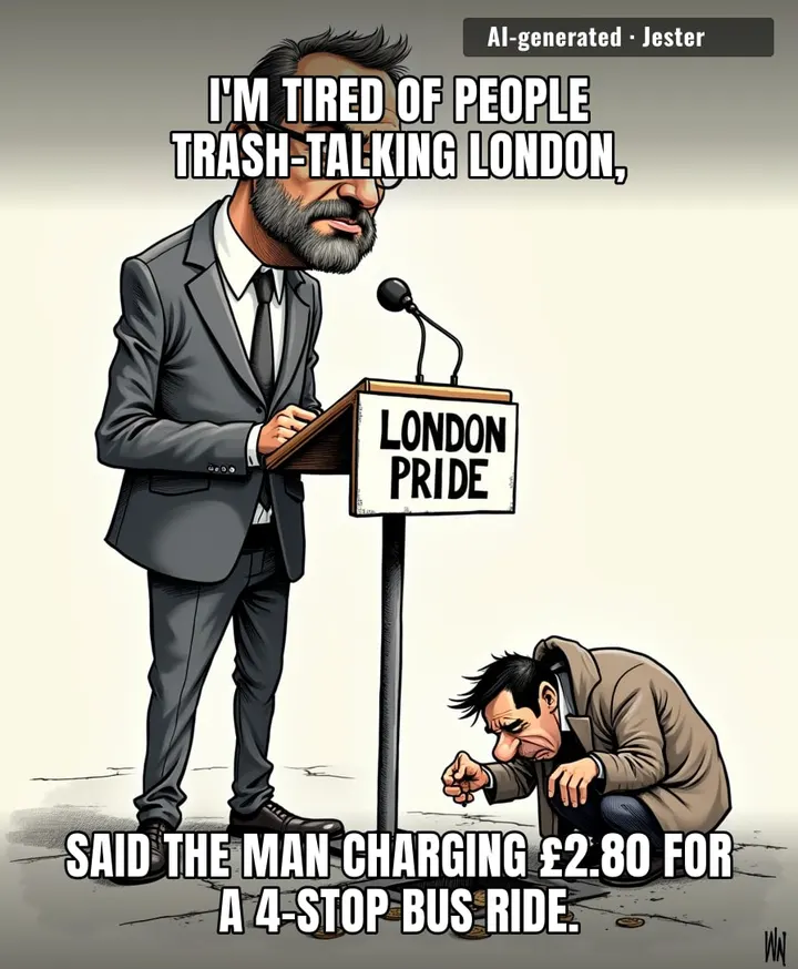 Nothing says 'true patriot' like charging citizens a premium just to sit in a delayed carriage and contemplate their life choices.