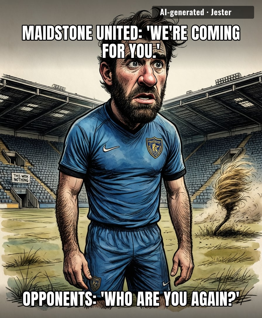 Maidstone's pre-season is so low-key, their own fans couldn't pick them out of a lineup.