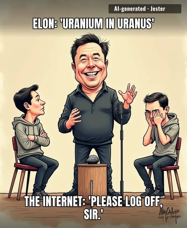 No, Mr. President — the comedy comes from the OTHER guy's mouth.