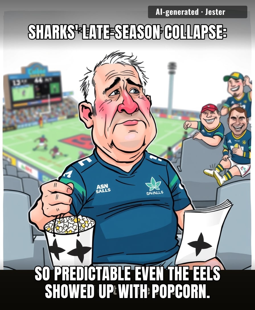 The Sharks don't choke; they've turned it into a performance art piece with a loyal following.