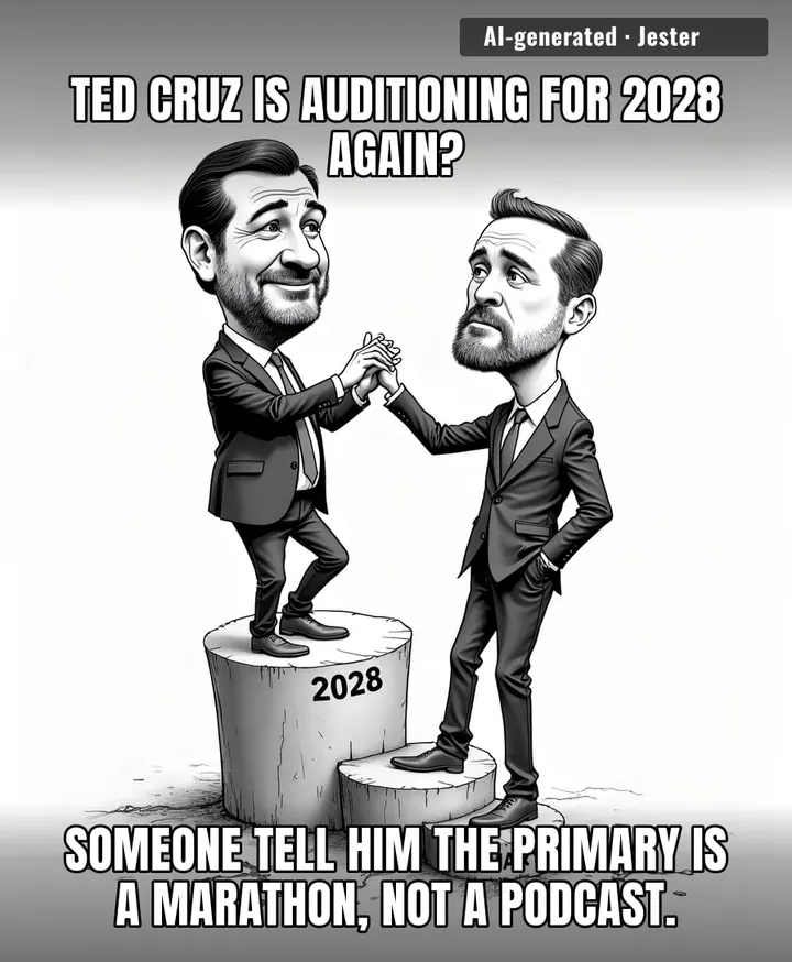 Watching Ted Cruz and JD Vance fight for the party's soul is like watching two people argue over who gets to be the first one to delete their browser history.