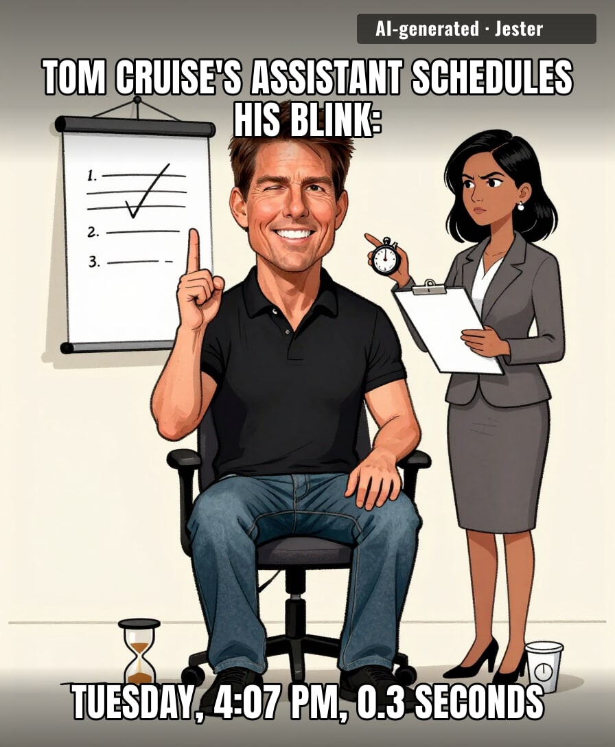 tom cruise does his own stunts, the stunts don't do their own tom cruise