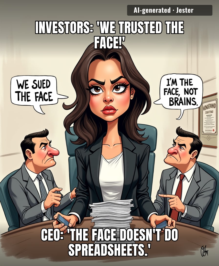 Nothing says 'I invested in a mental health app' like suing the only part of it that ever showed up to work.