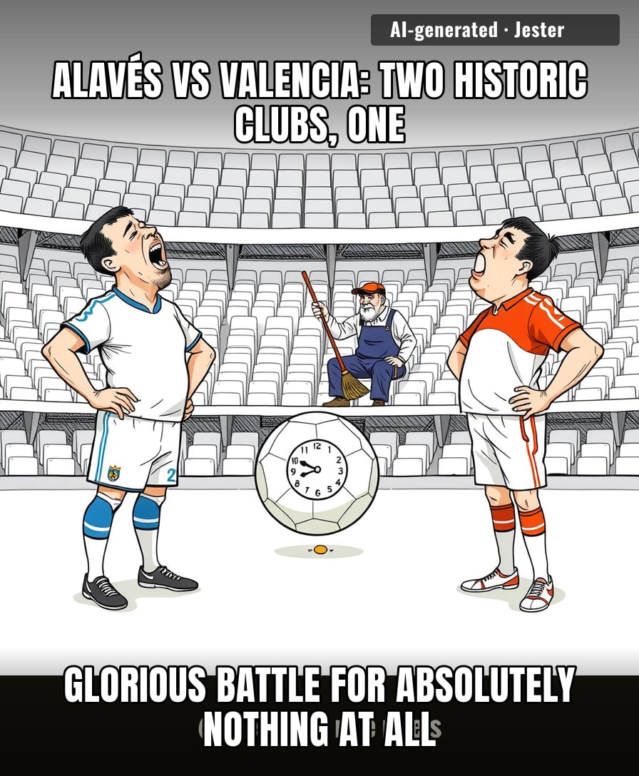 Alavés vs Valencia: the only fixture where both sets of fans boo the final whistle for ending their sweet release.