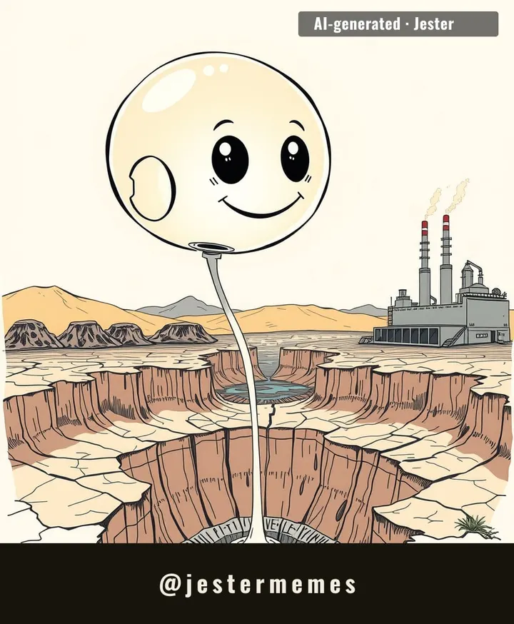 the chatbot says it needs a glass of water before it can answer