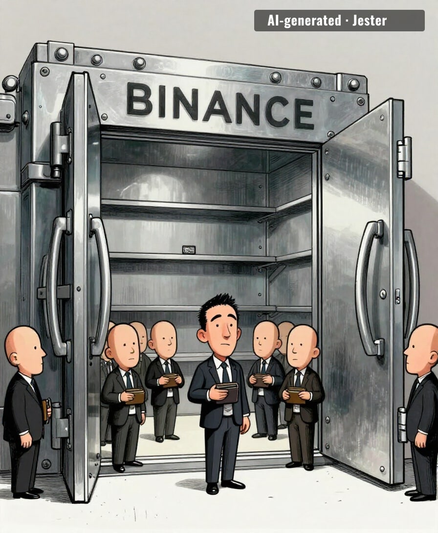 the safest place for your crypto is the part of it that's already gone.