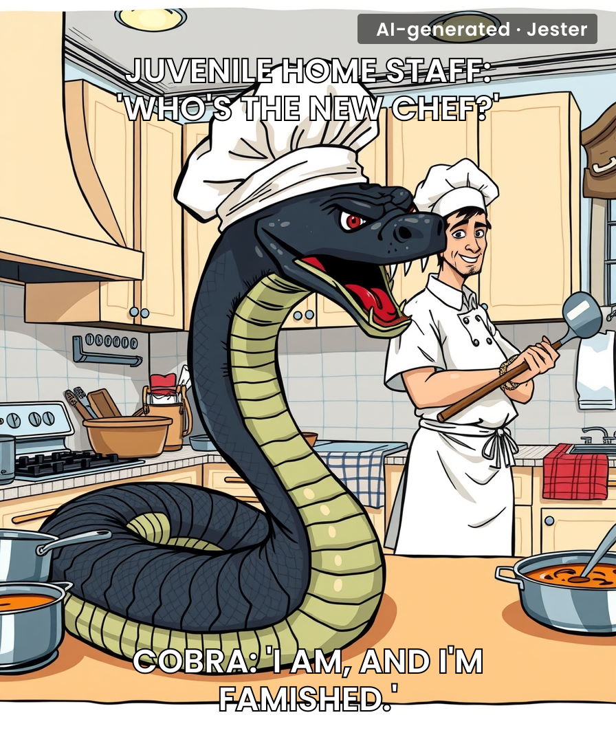 In Rajasthan, even the cobras are signing up for juvenile homes — the food is apparently that good.