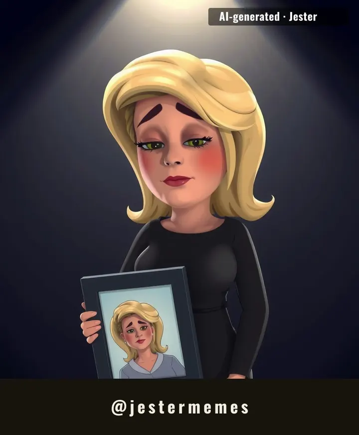 A star's grief becomes the internet's shared quiet moment.