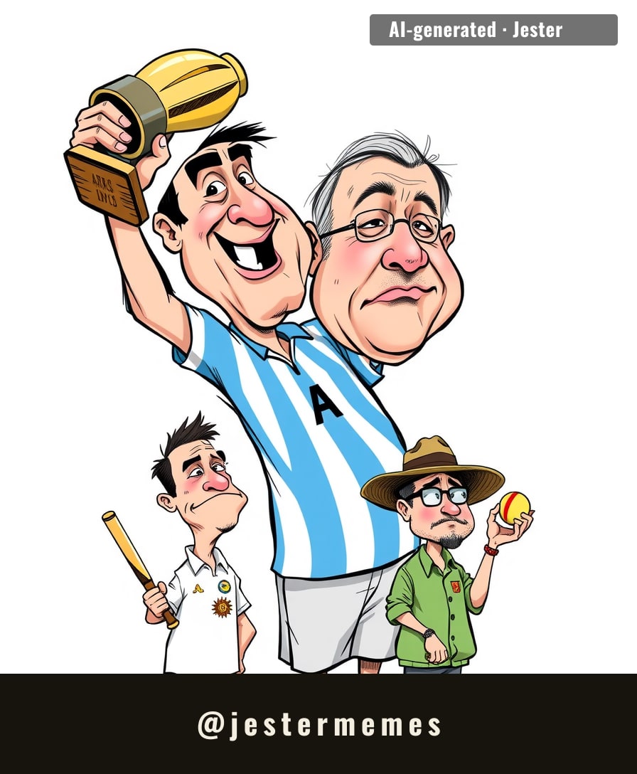 Australia's national sport is losing to Argentina in sports where the other one actually showed up.