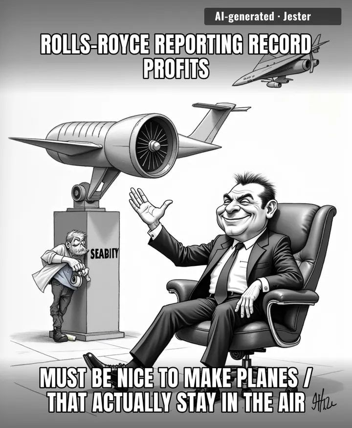 Rolls-Royce is hitting record highs again, confirming that the easiest way to make money is to sell high-performance engines to everyone except the people who actually build the Boeing 737s.