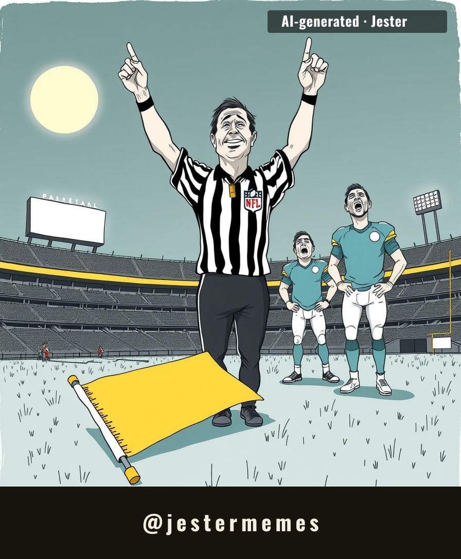 the Jaguars escaped with a win and the refs escaped with our faith in the rulebook