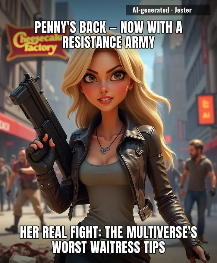 So the multiverse's answer to Sheldon's roommate agreement is a dystopian AI apocalypse—at least there she gets to use the 'take out the trash' clause.