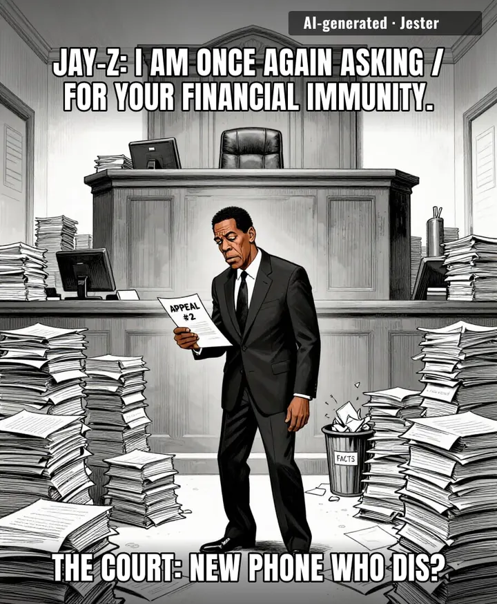 At this point, Jay-Z has spent more money on lawyers to avoid being a defendant than most people spend on a mortgage to become a homeowner.
