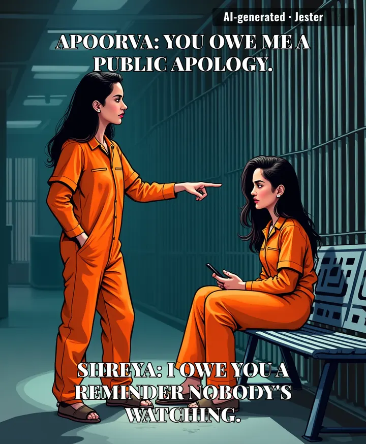 Apoorva Mukhija's apology demand is a background character asking for a spin-off — bold move, but the audience already left.