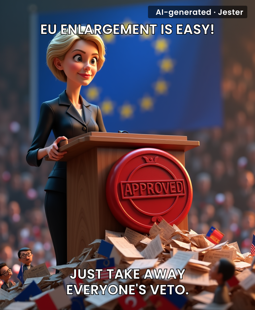 Finally, a plan that makes bureaucracy fun again: just delete the people who complain about it.