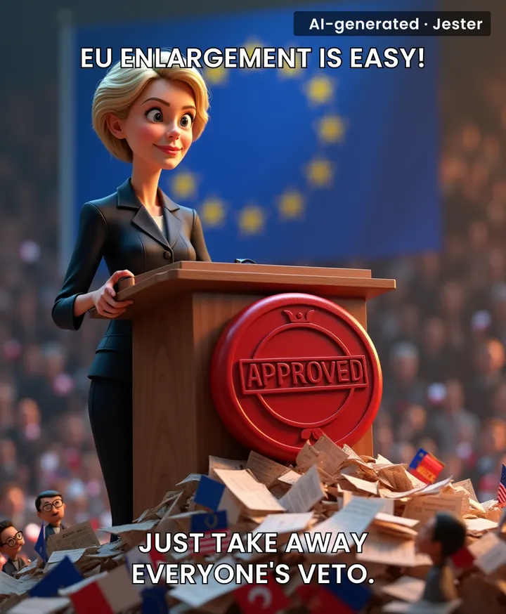 Finally, a plan that makes bureaucracy fun again: just delete the people who complain about it.