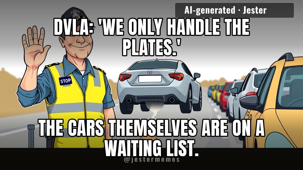 a plate you can't trace, on a car you can't find, driven by a guy named in no database. honestly, respect the build.