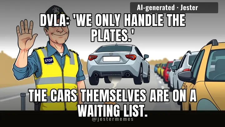 a plate you can't trace, on a car you can't find, driven by a guy named in no database. honestly, respect the build.