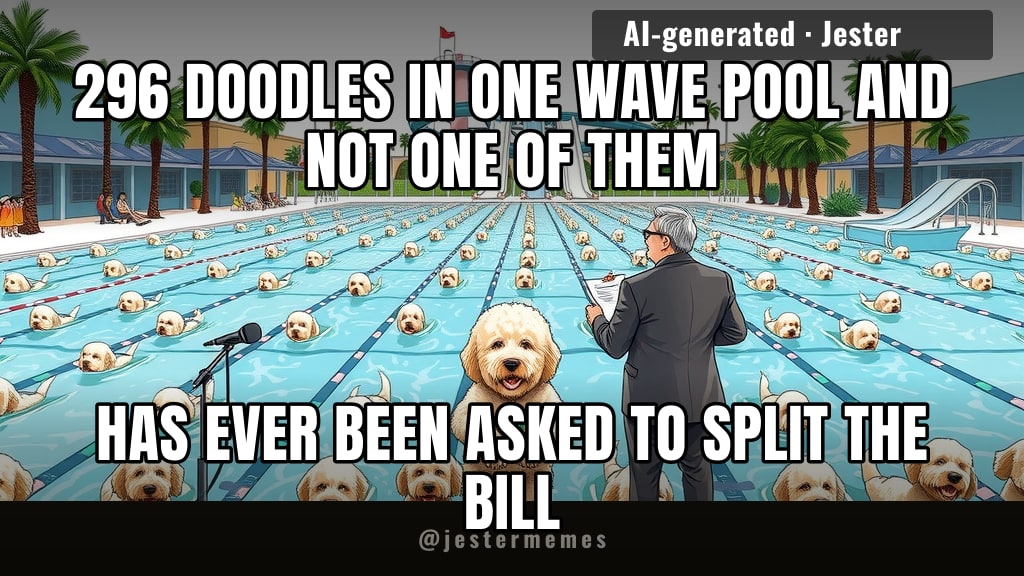 somewhere in Nevada a golden retriever is being told he broke a record and he is looking for the ball
