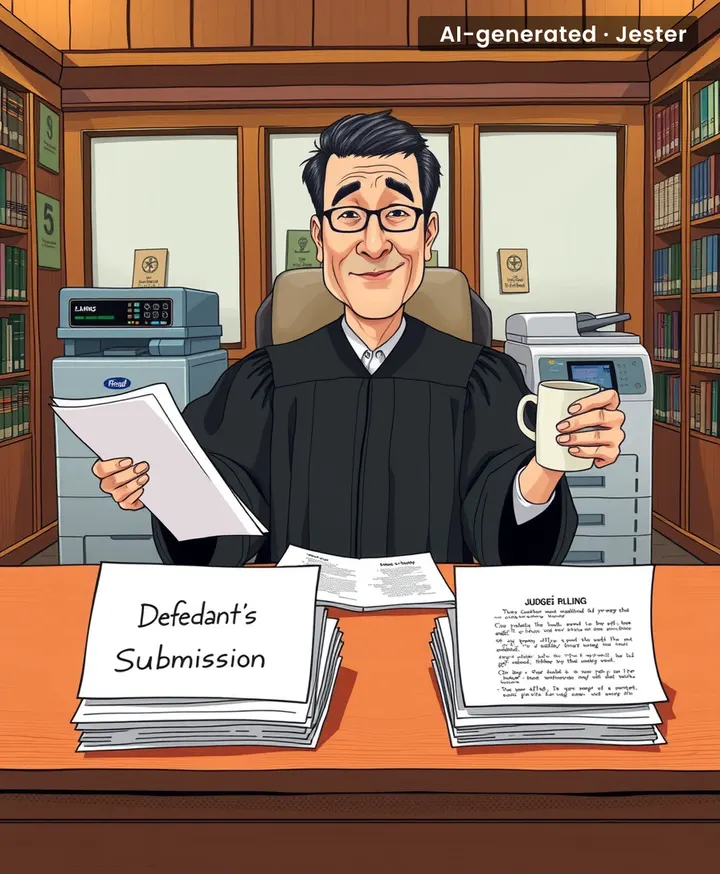 When your judgment is so original it's 95% someone else's homework.