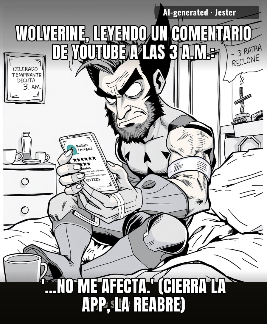 las garras no sirven para esto, Logan