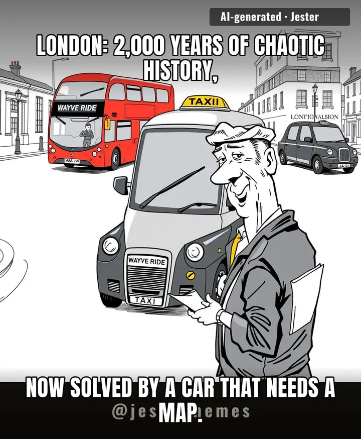 The robotaxis will learn to navigate London traffic, but the first real test is whether they can out-argue a cabbie at a roundabout.