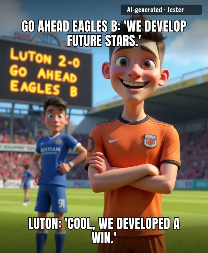 Luton's youth team just taught a team named after a motivational poster that some lessons are learned in the lower leagues.