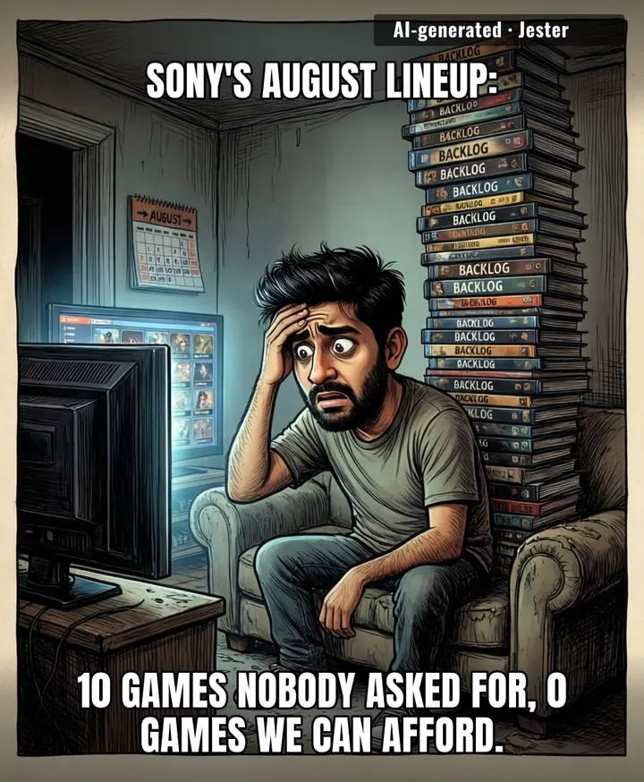 Sony really looked at our backlog and said, 'here's more stuff you'll never finish.'