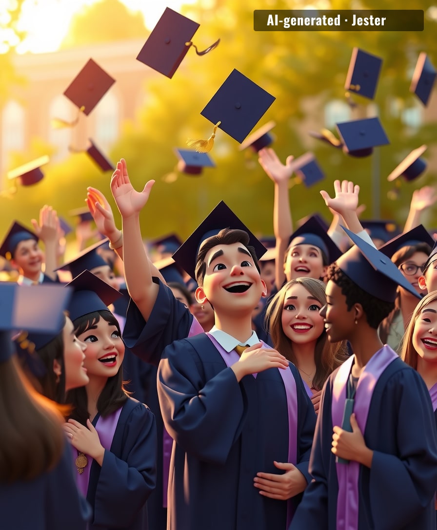 217 graduates, one massive difference: they're swapping textbooks for healing hands.
