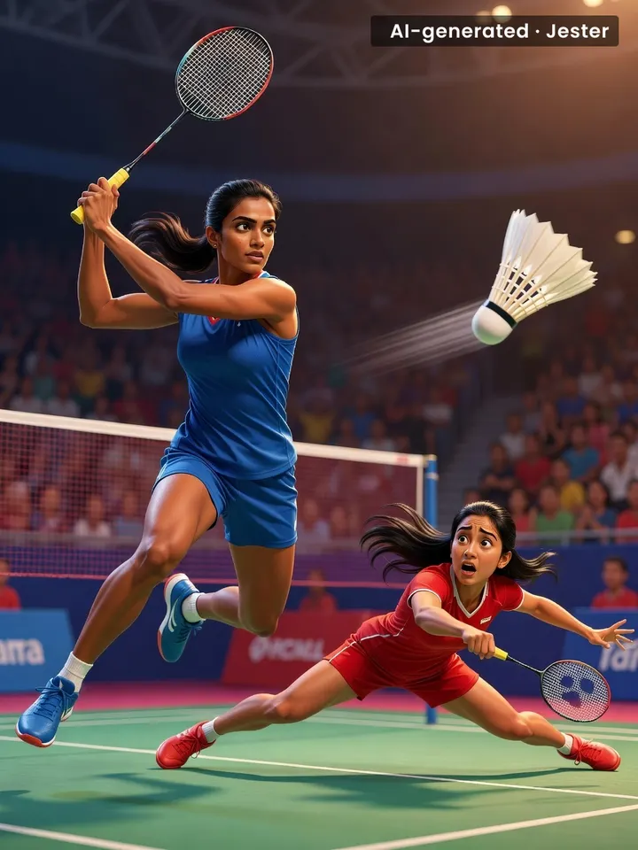 PV Sindhu made Wong Ling Ching look like she was trying to win a goldfish at a carnival game.