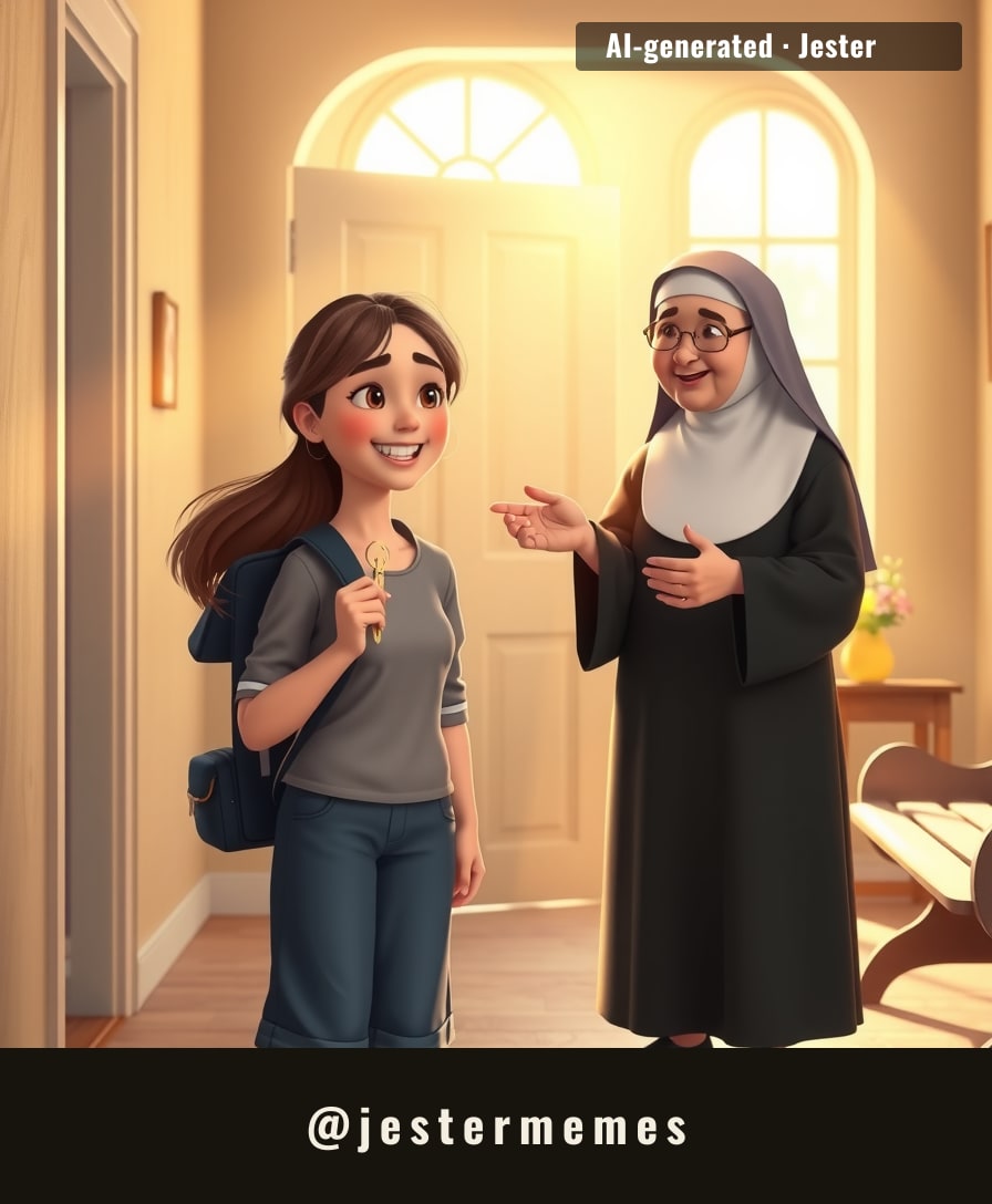 Who needs a dorm when you can get a nun-approved room for the price of a Netflix binge?