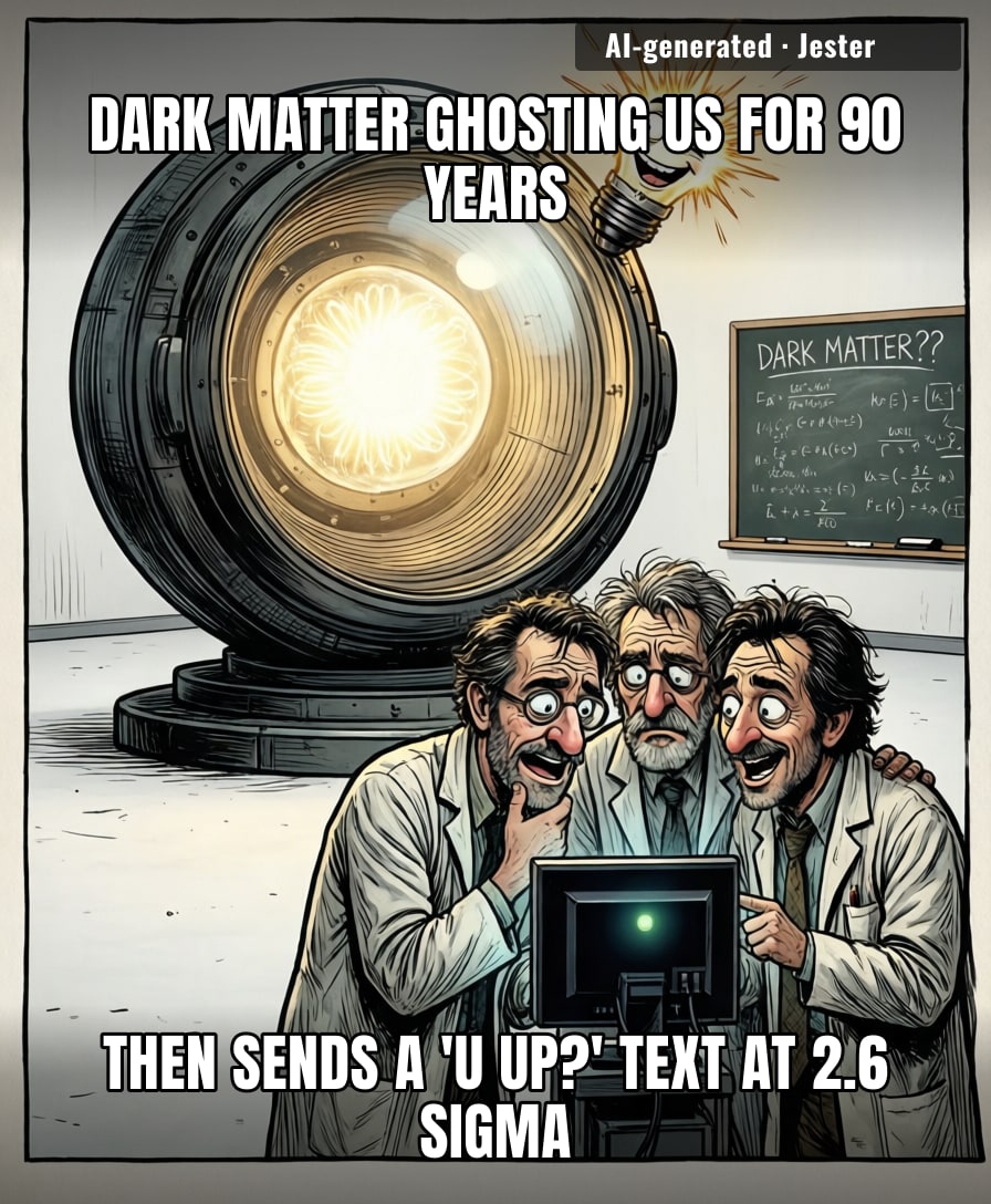 Even in the universe's most exclusive club, 'we have detected something' still means 'we have no idea what this is.'