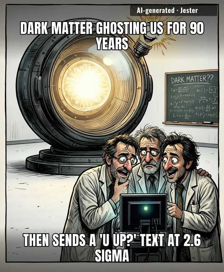 Even in the universe's most exclusive club, 'we have detected something' still means 'we have no idea what this is.'