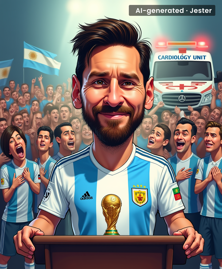 The only thing more inevitable than Messi making history is an entire nation pretending they're not already planning the parade.