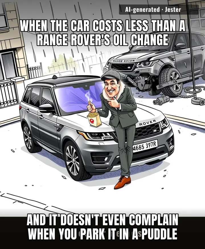 why drive a status symbol when you can drive a screenshot