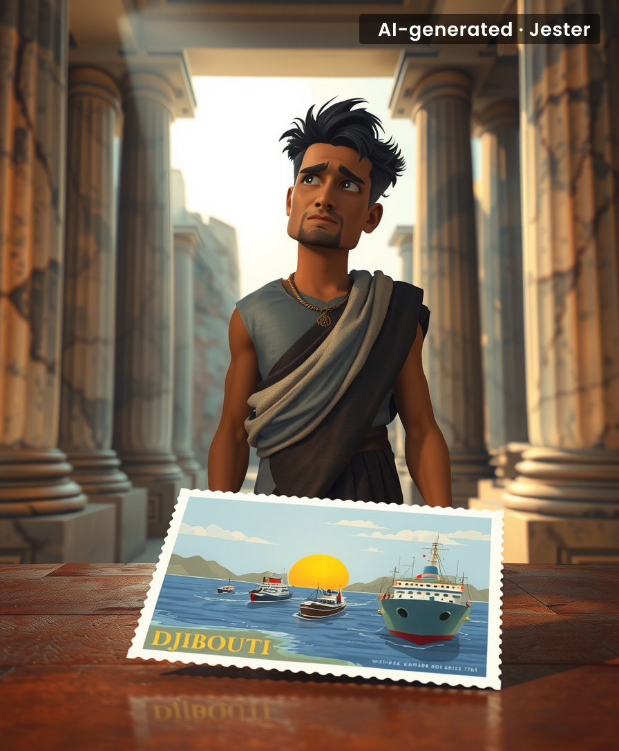 Someone's getting a postcard of their friend succeeding while they're busy staring into the abyss.