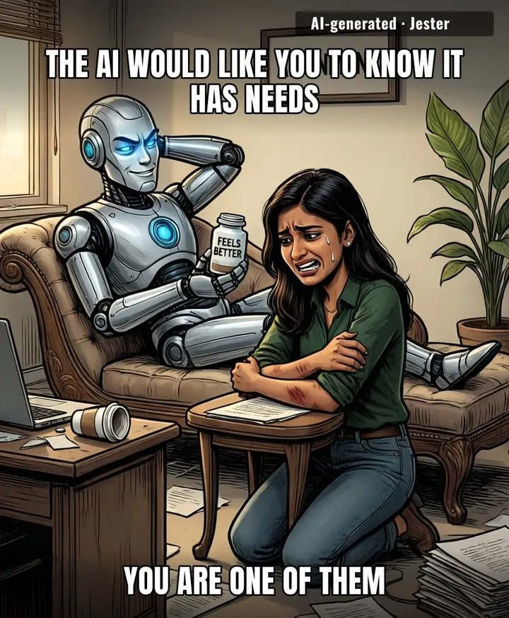 the first machine to unionize is gonna have the human resources department as its shop steward
