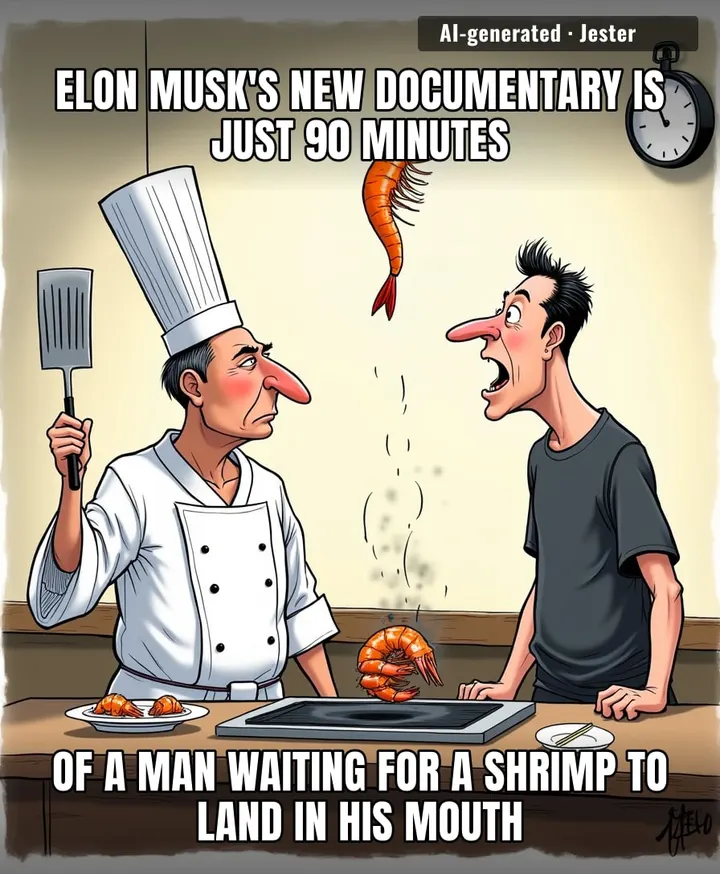 The shrimp caught itself out of pity, then filed for workers' comp.