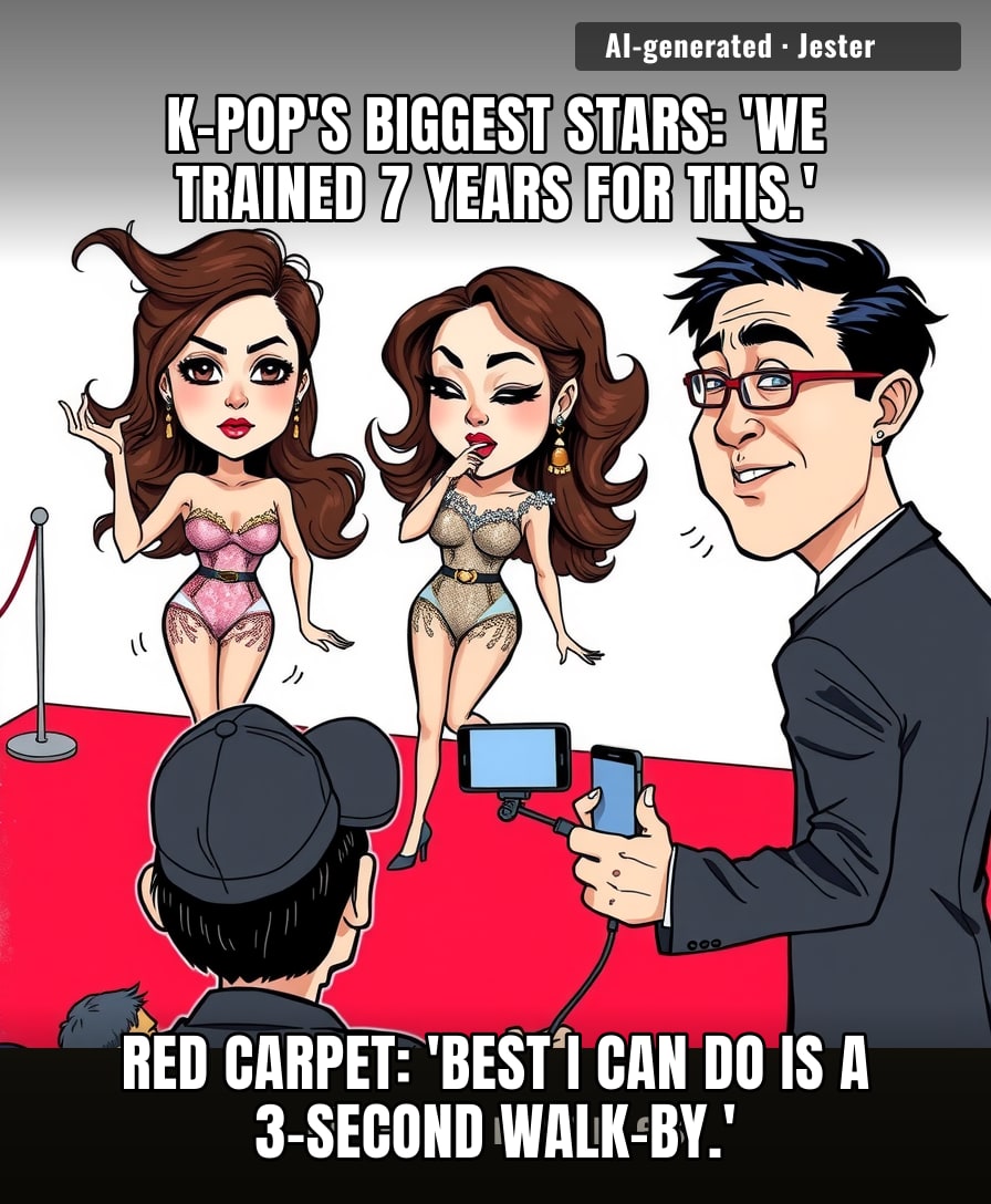 Seven years of grueling training to perfect the art of walking 20 feet without tripping over your own pants.